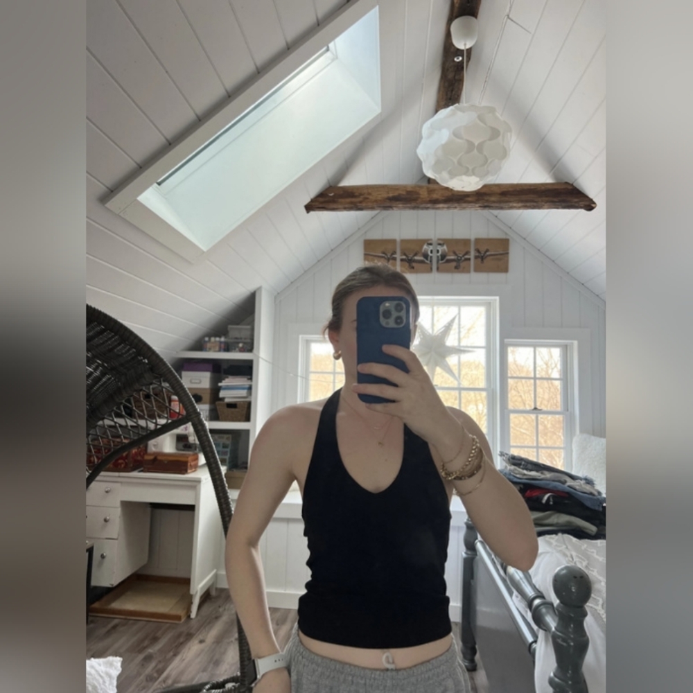 Black Fabletics Crop Top, S